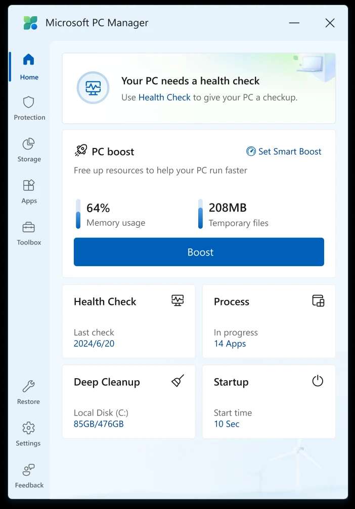 Steps on How to Locate, View and Delete Large Files Using PC Manager with a Single Click