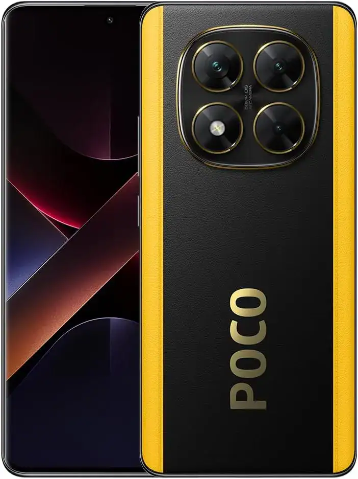 poco x7 black and yellow