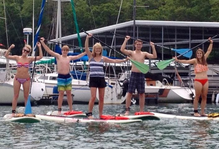 stand up paddleboarding beaver lake eureka springs water sports things to do