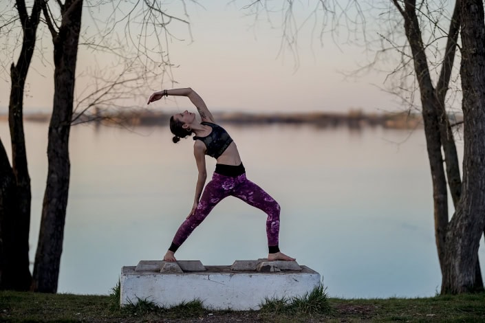Yoga am Alperstedter See Yoga Fotoshooting kurz vor Sonnenuntergang am Alperstedter See bei Erfurt | Canon EOS R & RF 85mm f1.2