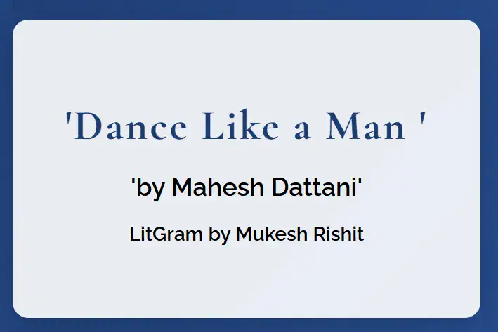 dance like a man