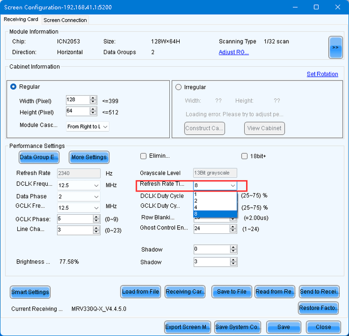 GCLK Parameters