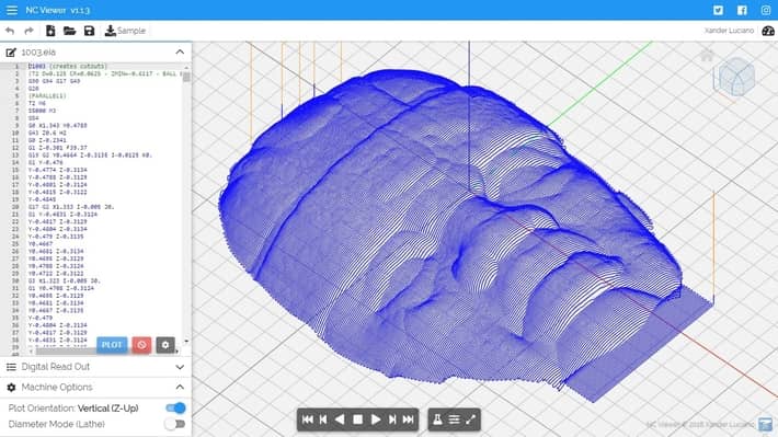 G Code Simulator App