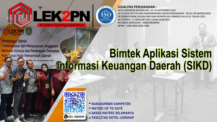 Bimtek Aplikasi Sistem Informasi Keuangan Daerah (SIKD)