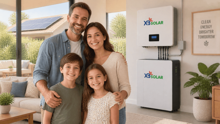 Hộ gia đình an tâm sử dụng hệ thống điện mặt trời lưu trữ công nghệ pin LFP từ XBSOLAR.
