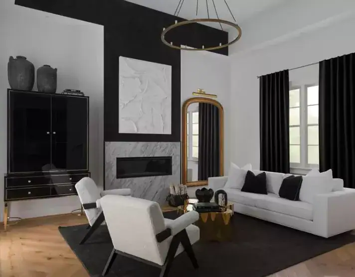 19 19 living room accent wall ideas 21 Living Room Accent Wall Ideas To Enhance Your Space 19