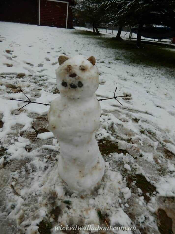 Snowmen at Blokhus