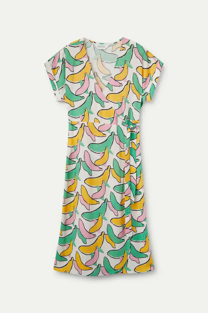 Vestido Midi LENZING™ ECOVERO™ Banana Compañía Fantástica 2