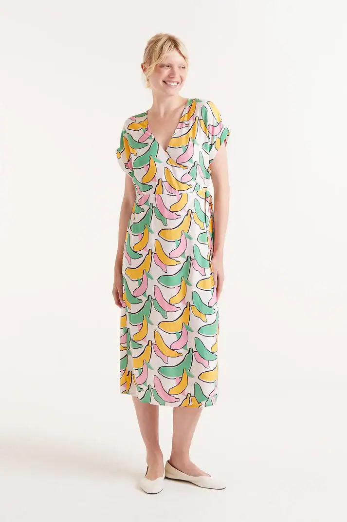 Vestido Midi LENZING™ ECOVERO™ Banana Compañía Fantástica