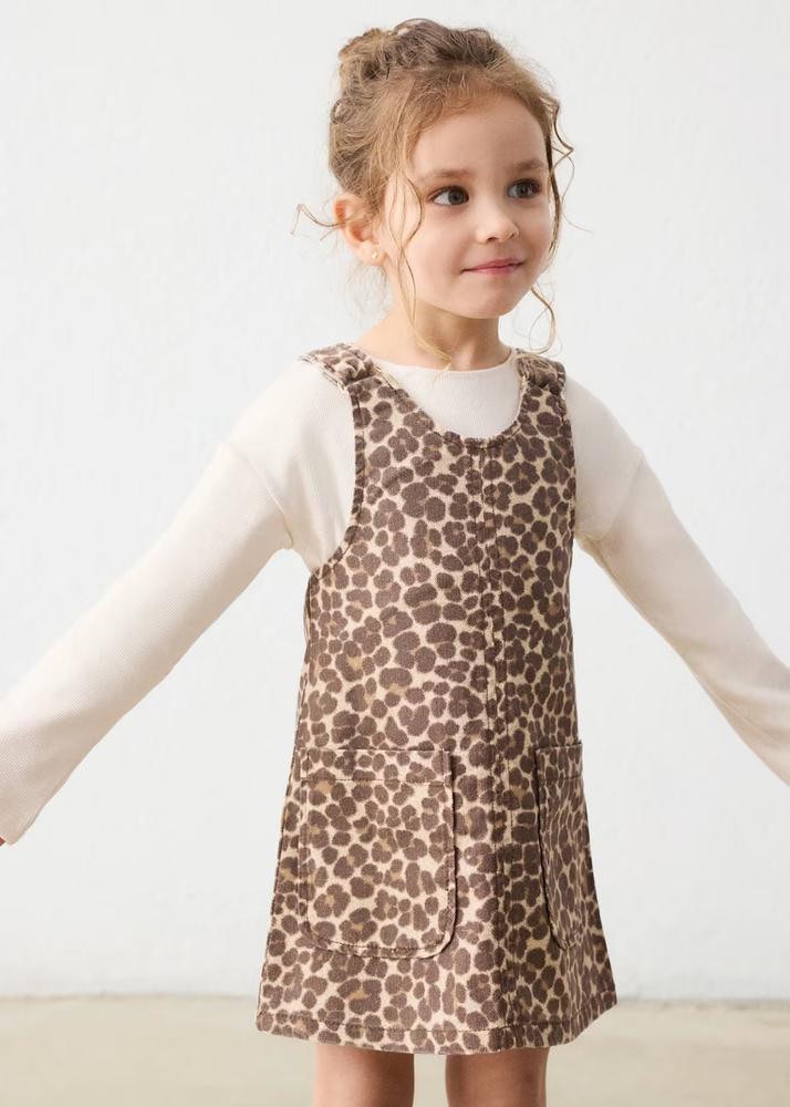 Camiseta con peto Animal Print MAYORAL