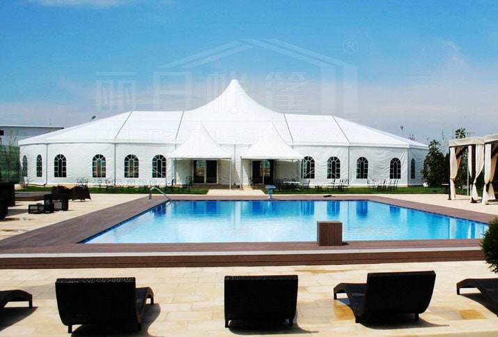 Mix Structure Tent in Romania(1)