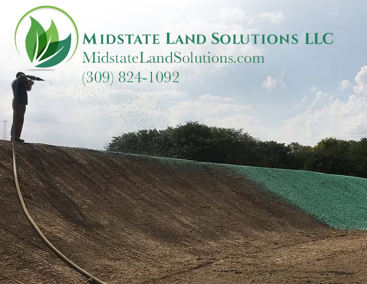 Midstate Land Solutions hydroseeding services