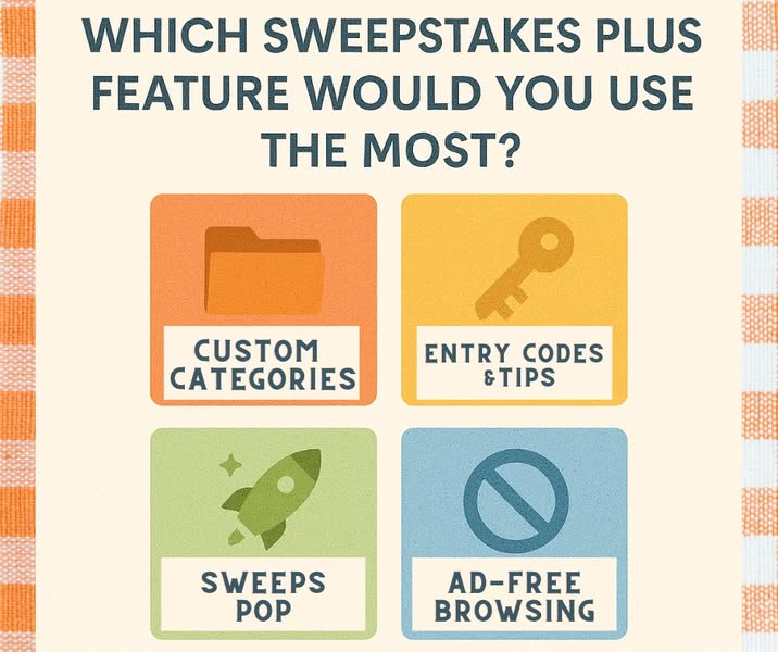 Sweepstakes Plus Features