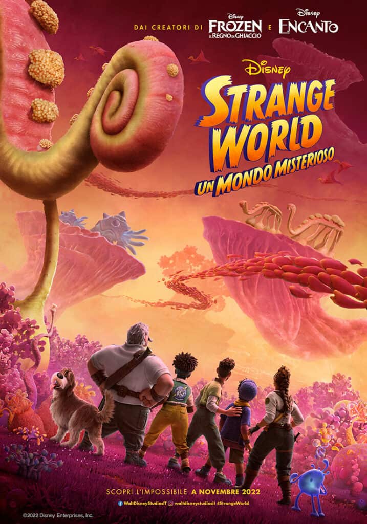 strange world disney poster ita