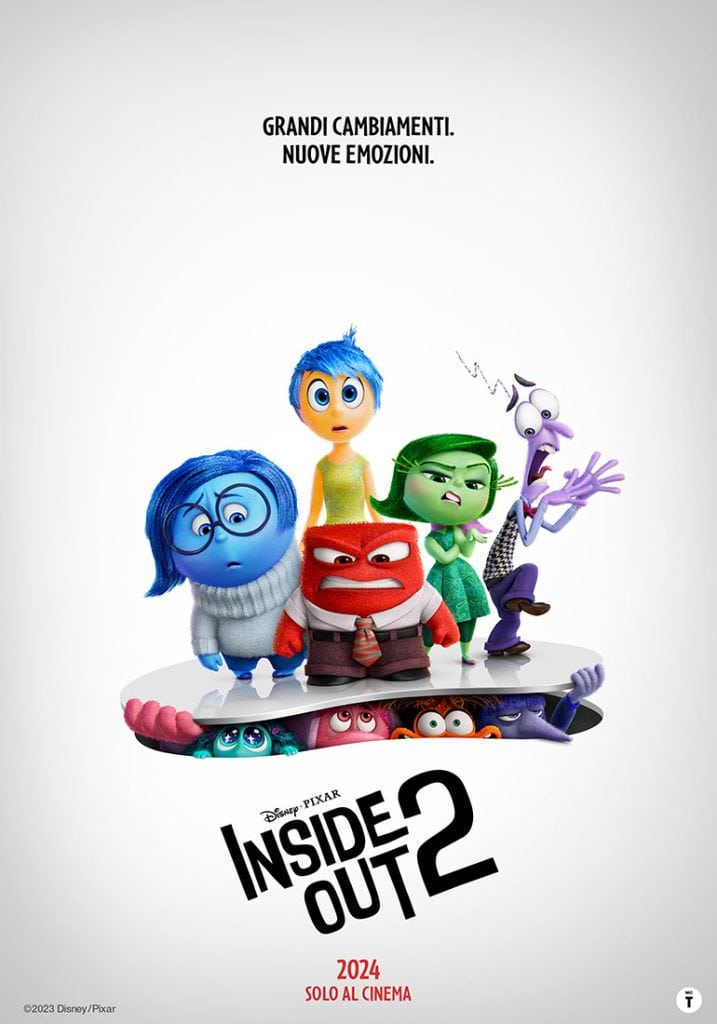 inside out 2 poster ita