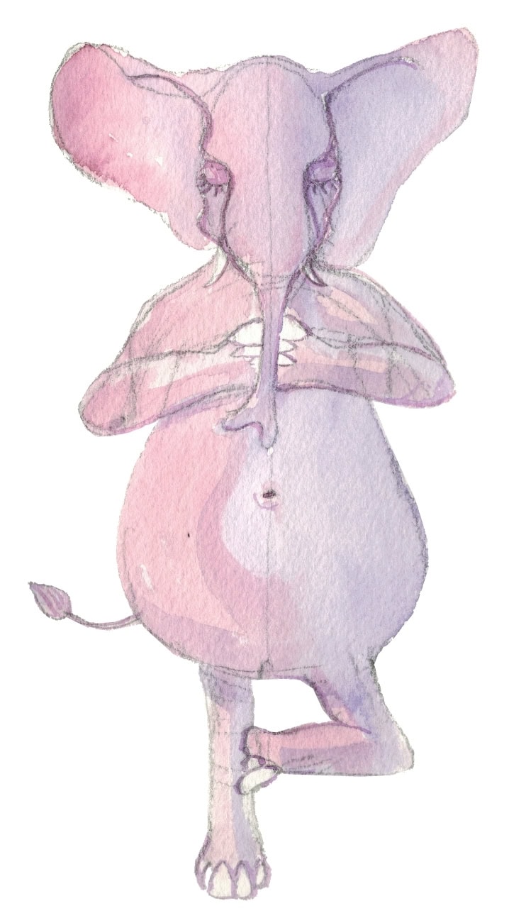 Kinderyoga in Mainz-Kostheim. Elefant macht Yoga. Kinderyoga in Mainz-Kostheim. Elefant macht Yoga.