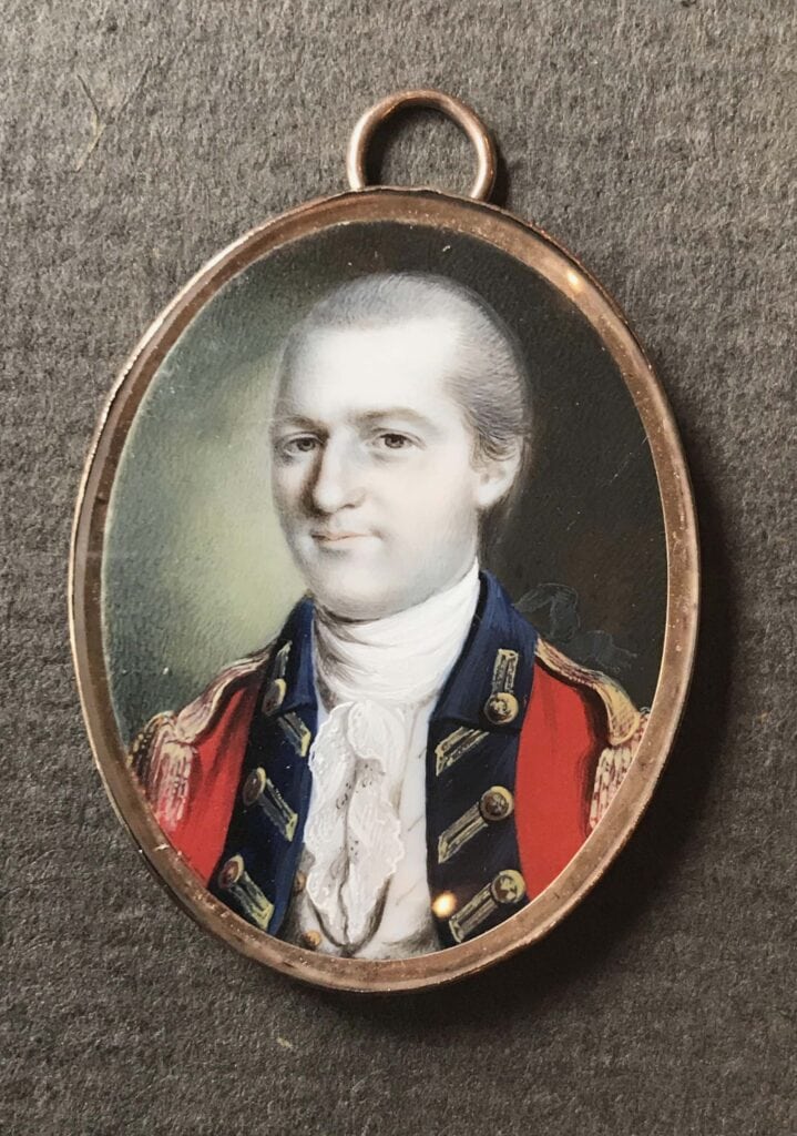 "Benedict Arnold. Painting by John Ramage, 1780-1782. Credit: Christopher Bryant"