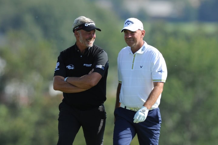 Darren Clarke og Thomas Bjørn under Made in Denmark 2015