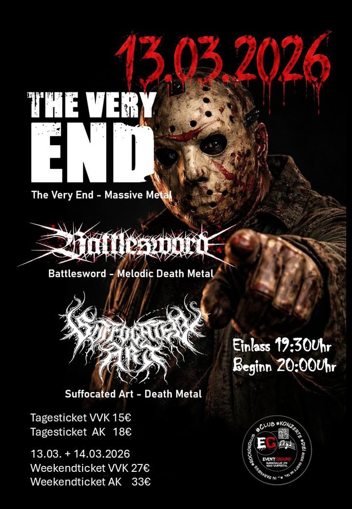 Eventground-Wuppertal The Very End Battlesword Suffocated Art Live Metal Konzert