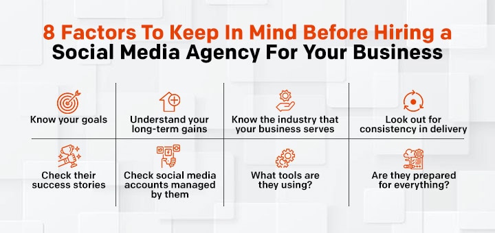 8 Factors To Turn Before Hiring a Social Media Agency For Your Business