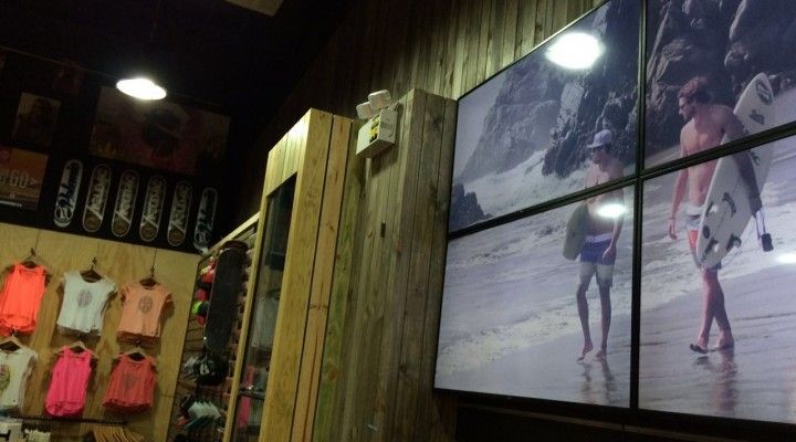 video wall con televisores