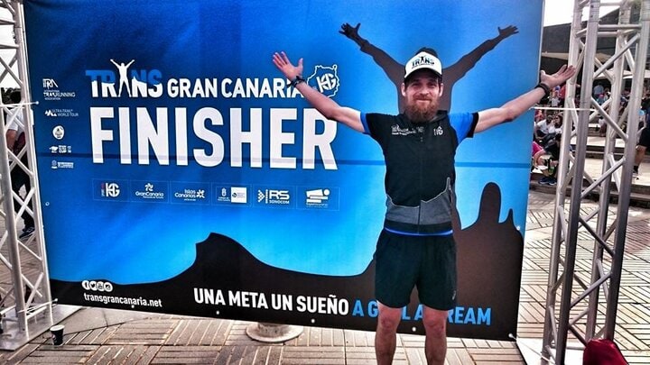 Finisherfoto vom Transgrancanaria