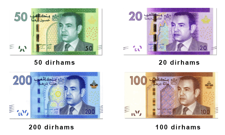 Moroccan banknotes