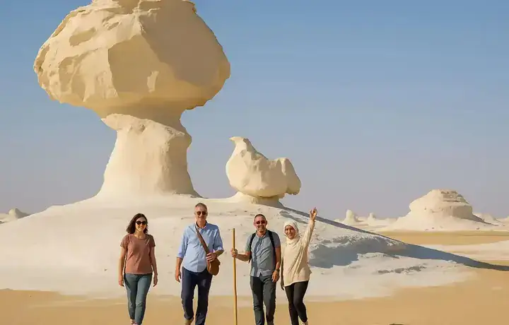Yalla Egypt Travel White Desert adventure with local guides