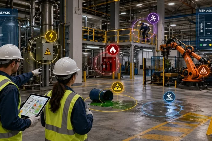 Hazard analysis on a worksite