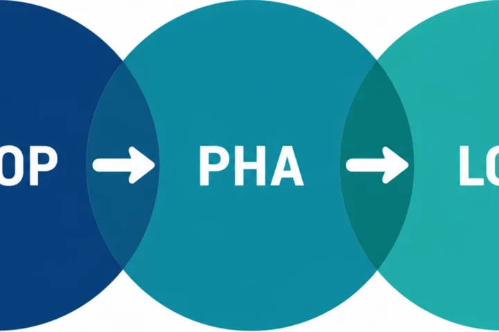 Interlocking circles showing HAZOP PHA and LOPA
