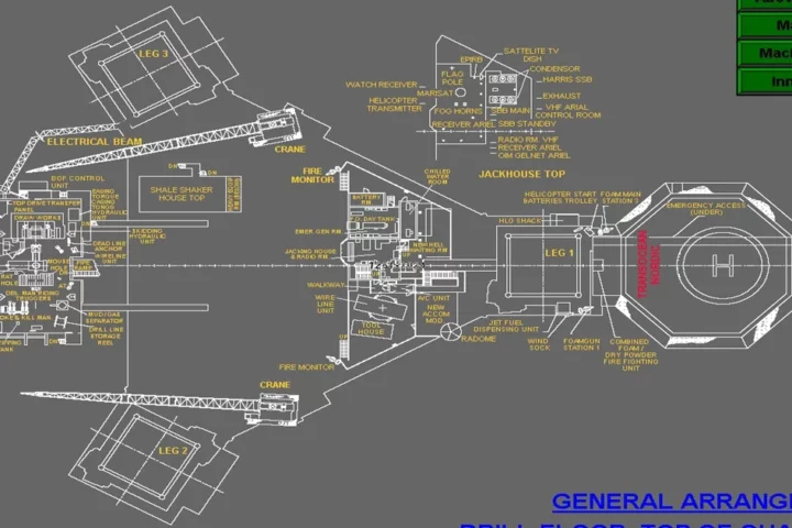 Jack up rig schematic