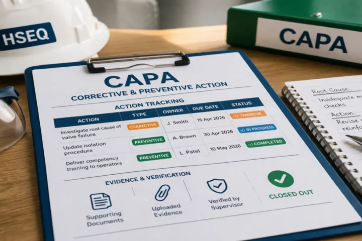 CAPA sheet