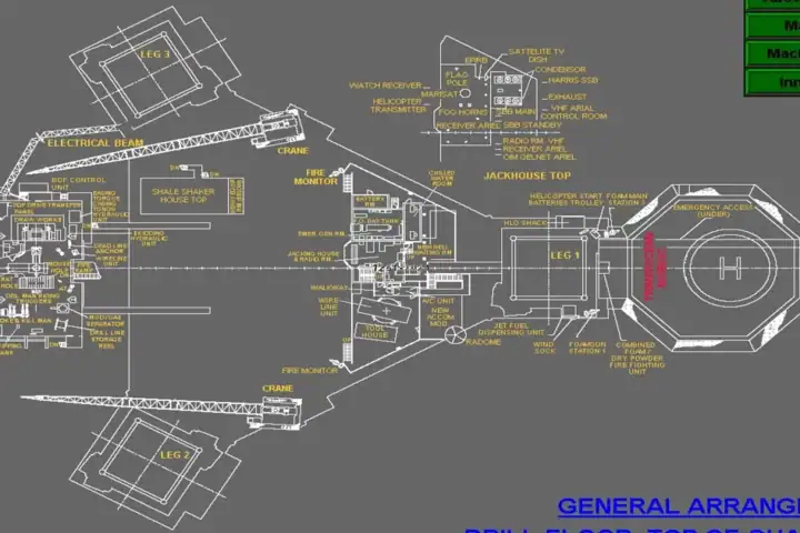 Jack up rig schematic