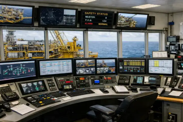 Offshore control room