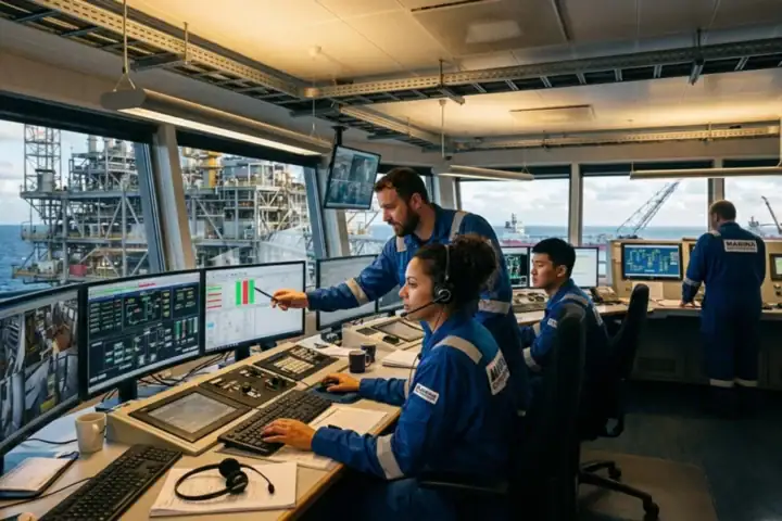 Control room staff