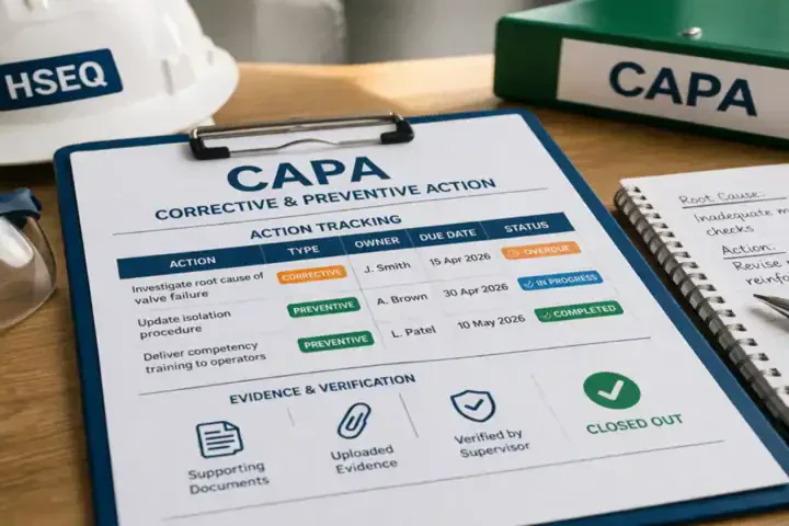 CAPA sheet