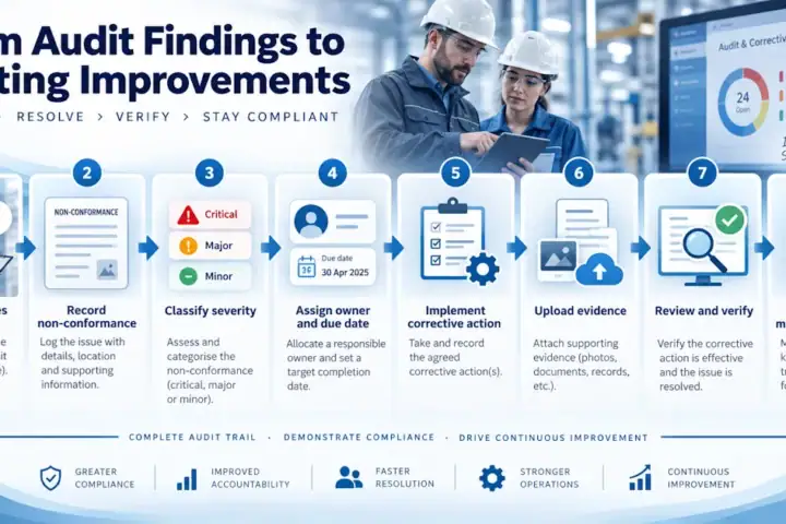 Non conformance management steps