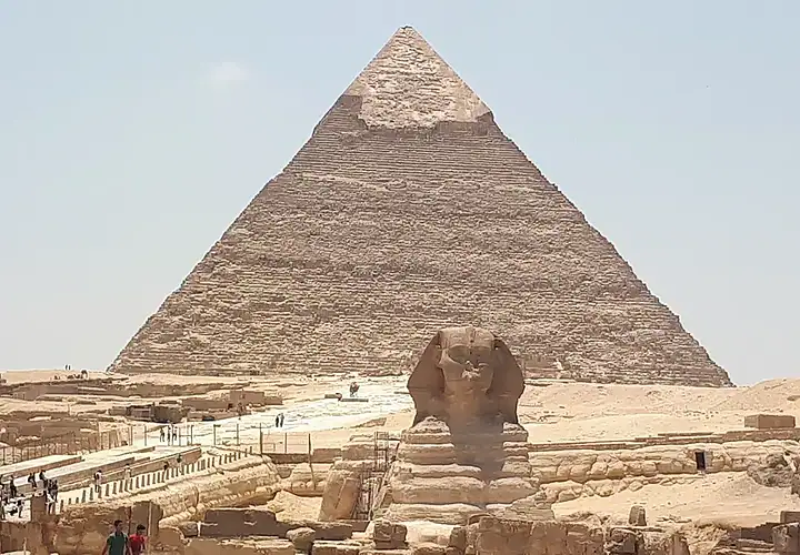 Giza Pyramids on a Cairo Luxor Tour