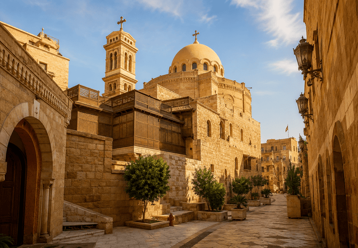 Hanging Church, Abu Serga Church and Ben Ezra Synagogue on an Old Cairo tour