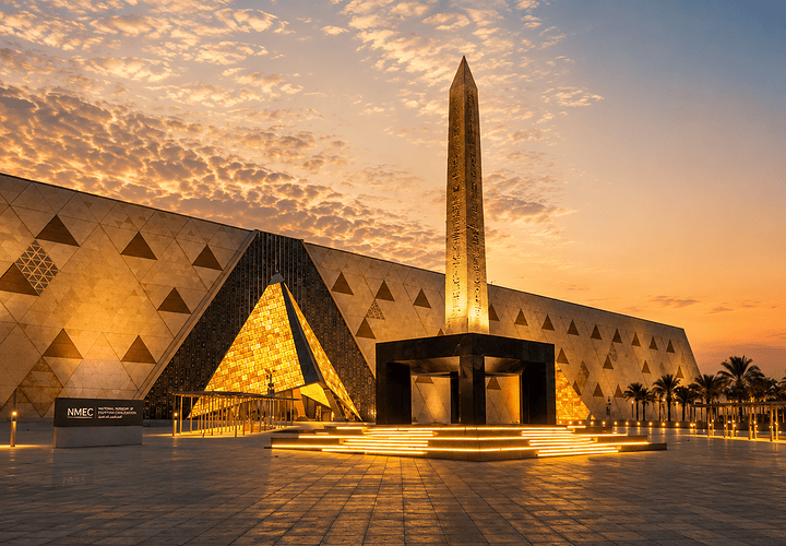 National Museum of Egyptian Civilization during an Old Cairo and NMEC tour
