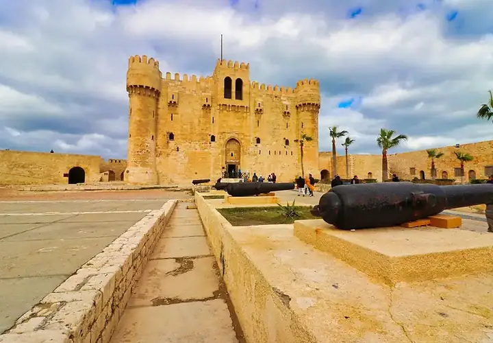 Qaitbay Citadel on the Mediterranean coast
