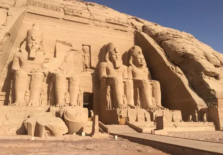 Great Temple of Ramesses II on a 2 day Abu Simbel tour from Aswan