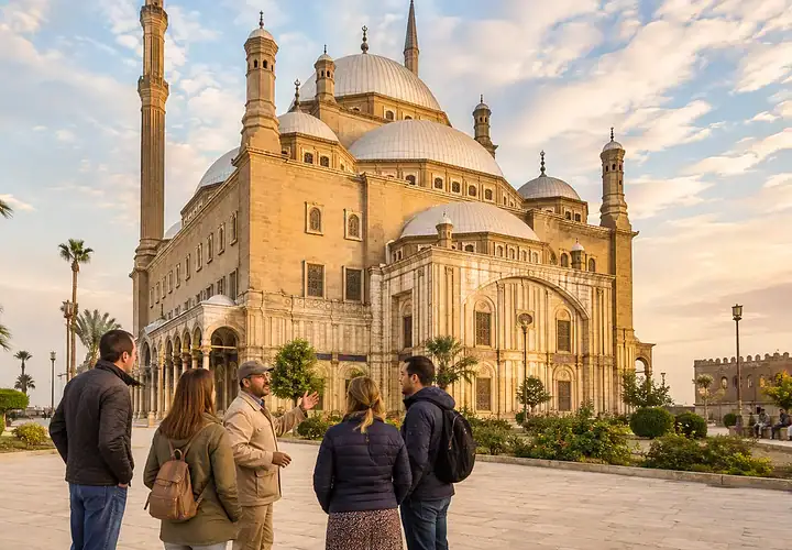 Saladin Citadel and Mohamed Ali Mosque during the Cairo tour