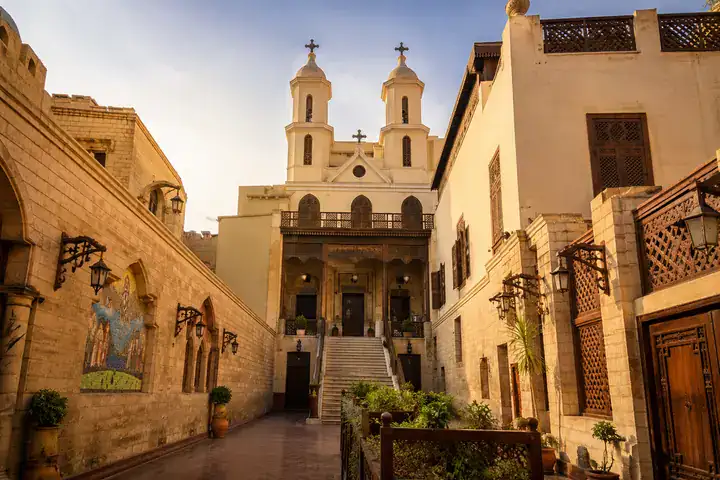 Historic churches visited during an Old Cairo city tour