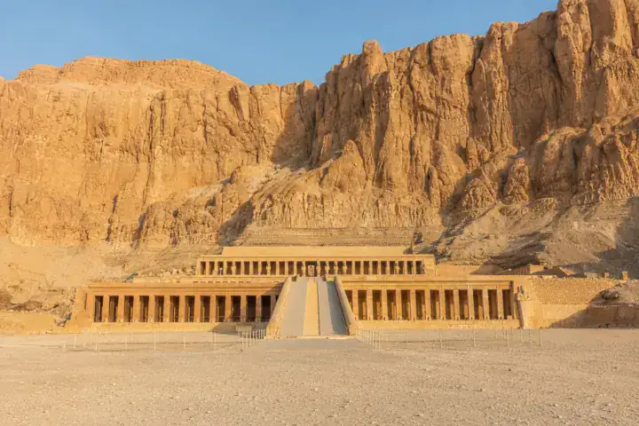 Hatshepsut Temple during the Travel Package to Aswan and Luxor