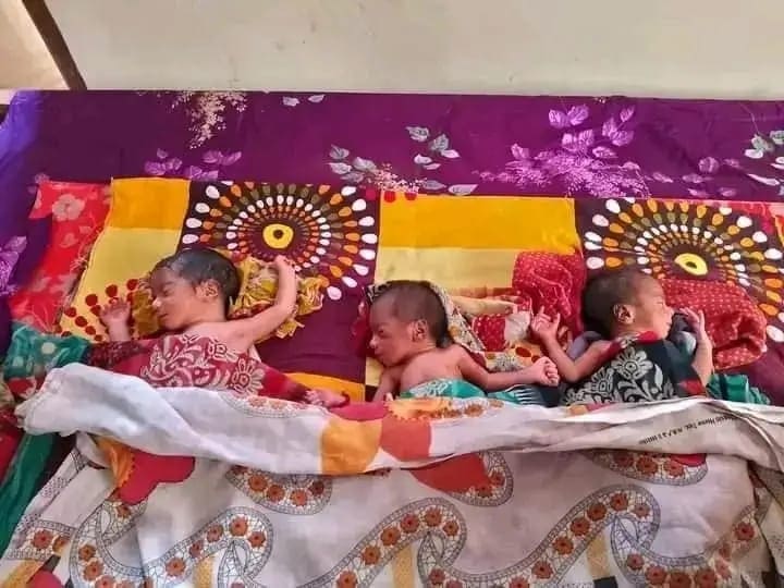 ৩ সন্তানের জন্ম, নাম রাখলেন আলিফ, লাম, মিম