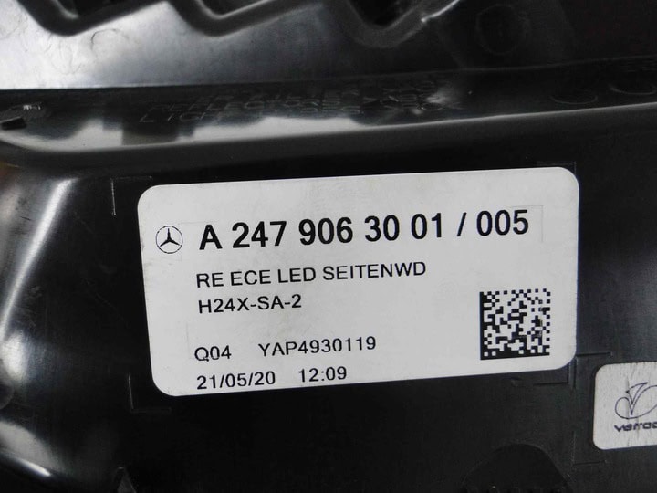 MERCEDES GLA H247 247 LAMPA TYLNA LEWA NAROŻNA - obrazek 8