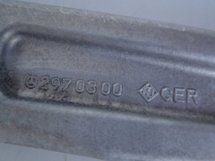 MERCEDES EQE 294 295 EQS 296 297 WAHACZ DOLNY PRZEDNI LEWY PROSTY A2973305700 A2970300 - obrazek 5