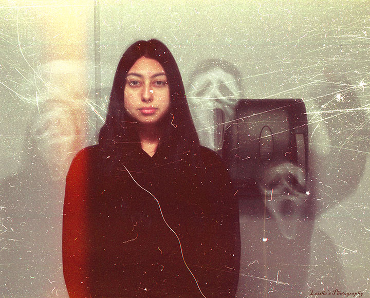 Muted Color Texture Ghost Editing