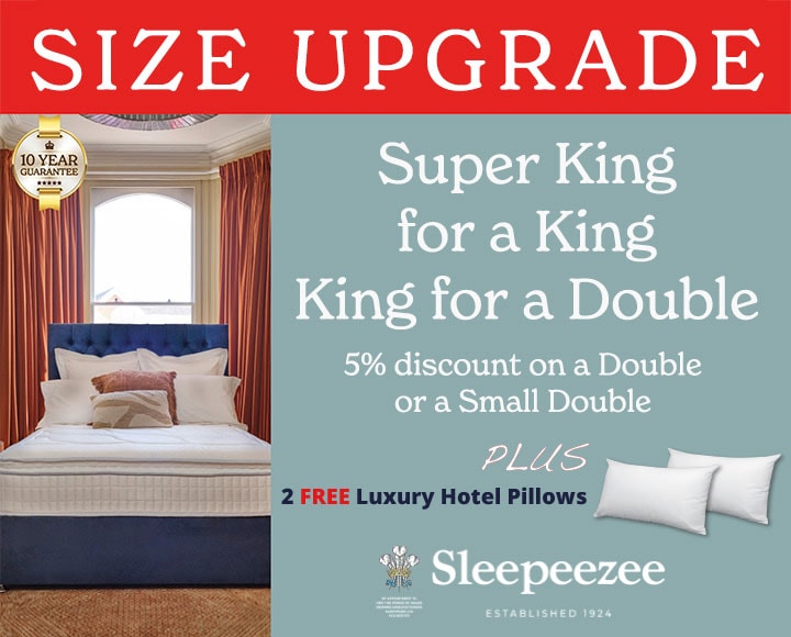 Sleepeezee Size Upgrade